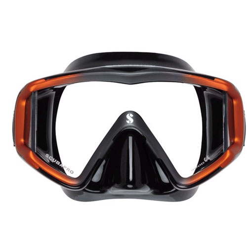 Upptäck skillnaderna mellan Scubapro Crystal VU Orange och Zoom EVO Gul/Sort. Jämför komfort, synfält, materialkvalitet och optik för rätt dykarmask.